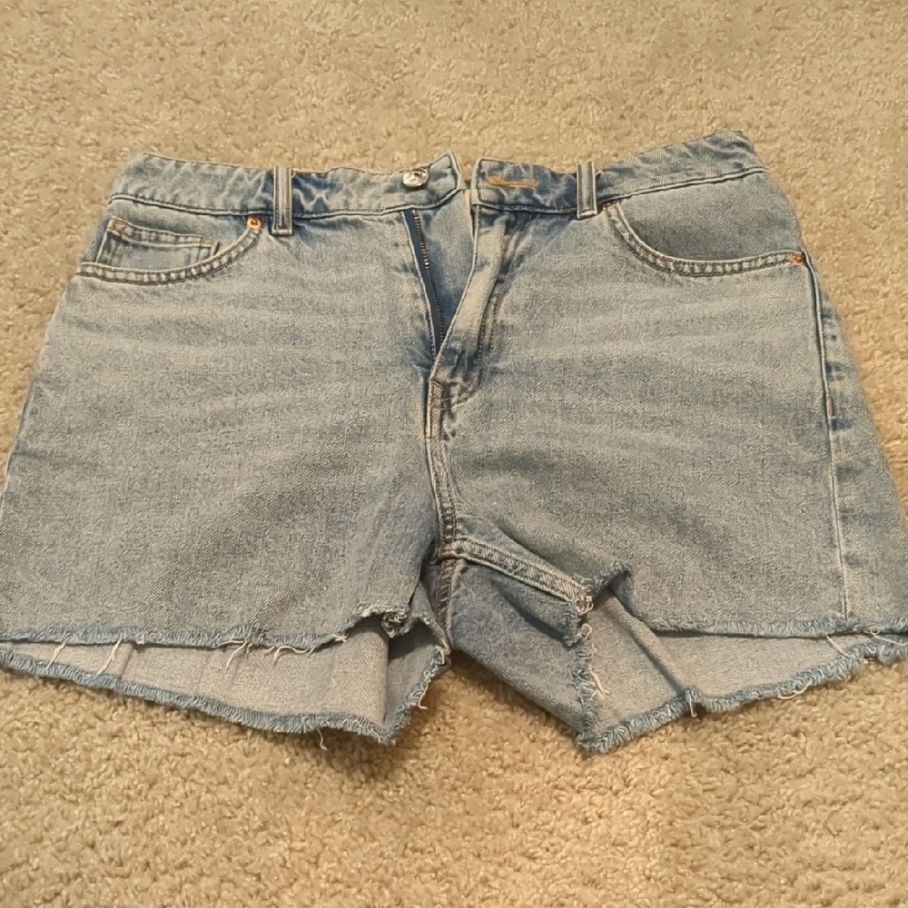 H&M Light Blue Denim Jean Shorts